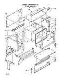 UPPER OVEN Diagram and Parts List for RE960PXVN5  Whirlpool Range