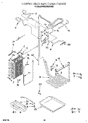 LOWER UNIT AND TUBE Diagram and Parts List for KSSS48DAW03  KitchenAid Refrigerator