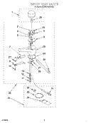 SPOUT UNIT Diagram and Parts List for KHWS160VAL8  KitchenAid Miscellaneous