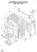 REFRIGERATOR DOOR Diagram and Parts List for 8ET20DKXBN00  Whirlpool Refrigerator