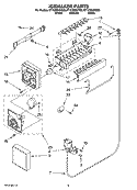 ICEMAKER PARTS Diagram and Parts List for ET1CHEXVB00  Whirlpool Refrigerator