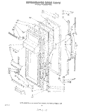 REFRIGERATOR DOOR Diagram and Parts List for ED25SMXRWR2  Whirlpool Refrigerator