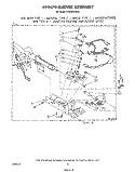 694670 BURNER Diagram and Parts List for CG2951XSW0  Whirlpool Dryer