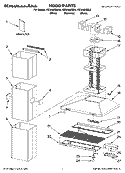 HOOD PARTS Diagram and Parts List for KICU465SSS0  KitchenAid Range Hood