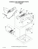Part Location Diagram of WPW10452906 Whirlpool Console