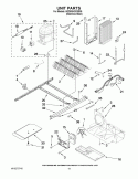 UNIT PARTS Diagram and Parts List for 6GD5SHGXSS05  Whirlpool Refrigerator