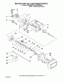 MOTOR AN Diagram and Parts List for BRS62BBBNA00  Whirlpool Refrigerator