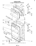 DOOR , LIT/OPTIONAL Diagram and Parts List for ET12PCXMWR0  Whirlpool Refrigerator