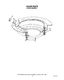 HEATER Diagram and Parts List for 4KUDA220T1  KitchenAid Dishwasher