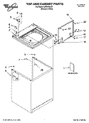 Part Location Diagram of LIT3955901 Whirlpool Literature Parts (Feature Sheet)