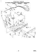 CONTROL Diagram and Parts List for ED25DQXBN00  Whirlpool Refrigerator