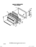 FREEZER DOOR Diagram and Parts List for TT18EKRWW01  Estate Refrigerator