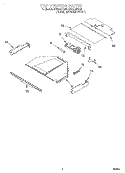 TOP VENTING, OPTIONAL Diagram and Parts List for RBS245PDB4  Whirlpool Wall Oven