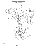 SECTION Diagram and Parts List for LE5600XPW0  Whirlpool Dryer