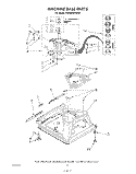 MACHINE BASE Diagram and Parts List for KAWE650VAL0  KitchenAid Washer