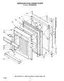 REFRIGERATOR DOOR Diagram and Parts List for KTRF22MSTOY1  Whirlpool Refrigerator