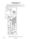 INSTALLATION Diagram and Parts List for ACM062XX0  Whirlpool Air Conditioner