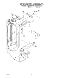 REFRIGERATOR LINER Diagram and Parts List for KSRC22KAAL00  KitchenAid Refrigerator