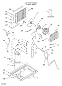 UNIT, LITERATURE Diagram and Parts List for RE81G0  Whirlpool Air Conditioner
