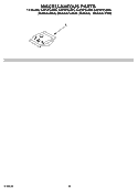 MISCELLANEOUS PARTS OPTIONAL PARTS (NOT INCLUDED) Diagram and Parts List for KUDS01DJSP0  KitchenAid Dishwasher