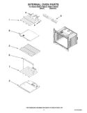 INTERNAL OVEN PARTS Diagram and Parts List for KEBK171BSS00  KitchenAid Wall Oven