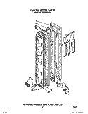 FREEZER DOOR Diagram and Parts List for RS20CKXXW00  Roper Refrigerator