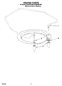 HEATER PARTS Diagram and Parts List for KUDS01DLSS0  KitchenAid Dishwasher
