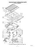 COMPARTMENT SEPARATOR Diagram and Parts List for ET18NKXRWR1  Whirlpool Refrigerator