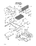 Part Location Diagram of 2169417 Whirlpool BAFFLE-AIR