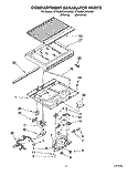 COMPARTMENT SEPARATOR Diagram and Parts List for ET20NKXAW02  Whirlpool Refrigerator