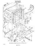 TUB , LITERATURE AND OPTIONAL Diagram and Parts List for DU8700XT3  Whirlpool Dishwasher