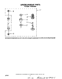 MISCELLANEOUS, LITERATURE AND OPTIONAL Diagram and Parts List for LT4900XMW0  Whirlpool Washer Dryer Combo