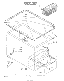 SECTION Diagram and Parts List for EH150FXSN00  Whirlpool Freezer