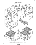 LINER Diagram and Parts List for EHT171TKWR3  Whirlpool Refrigerator