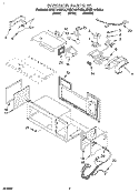 INTERIOR 2 Diagram and Parts List for KHMC107BWH4  KitchenAid Microwave