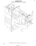 LINER Diagram and Parts List for ET18JKXMWRB  Whirlpool Refrigerator