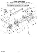 ICEMAKER PARTS, OPTIONAL PARTS (NOT INCLUDED) Diagram and Parts List for KBLS22ETSS01  KitchenAid Refrigerator