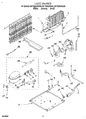 Part Location Diagram of 2163782 Whirlpool ROLLER-CAB