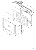 DOOR, LIT/OPTIONAL Diagram and Parts List for SF302BSEW0  Whirlpool Range