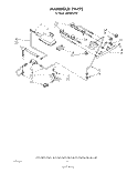 MANIFOLD Diagram and Parts List for SM958PEPW1  Whirlpool Range