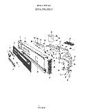 CONSOLE PANEL Diagram and Parts List for 8505L20  Roper Dishwasher