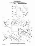 UNIT PARTS Diagram and Parts List for GI6FARXXB03  Whirlpool Refrigerator