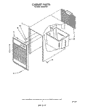 SECTION Diagram and Parts List for AD0402XS0  Whirlpool Dehumidifier