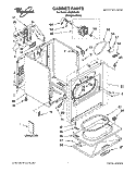 SECTION Diagram and Parts List for LEQ8000JQ1  Whirlpool Dryer