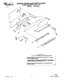 UPPER OVEN SUPPORT Diagram and Parts List for SM980PEYN2  Whirlpool Microwave Oven Combo