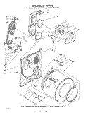 BULKHEAD, LITERATURE AND OPTIONAL Diagram and Parts List for GCG2101XMW0  Whirlpool Dryer