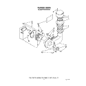 BLOWER Diagram and Parts List for KUDA22SWWH0  KitchenAid Dishwasher