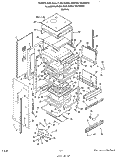 BODY Diagram and Parts List for B6757B0  Roper Range