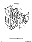 LINER Diagram and Parts List for RT18EKRXW00  Roper Refrigerator