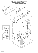 SECTION Diagram and Parts List for LEE9848BQ2  Whirlpool Dryer